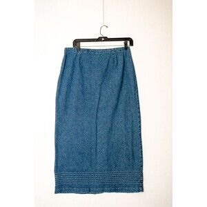 VTG Jean denim skirts womens 8 Christopher & Banks